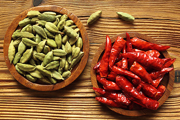 Image showing Cardamom and pepper