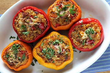 Image showing Stuffed peppers