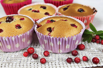 Image showing Homemade muffins