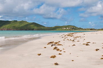 Image showing Deserted beach at Vieux Fort