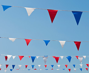 Image showing Bunting flags