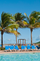 Image showing Tropical swimming pool