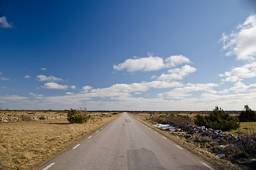 Image showing Straight road