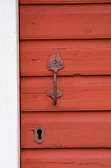 Image showing Old doorhandle