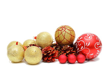 Image showing colorful christmas decorations