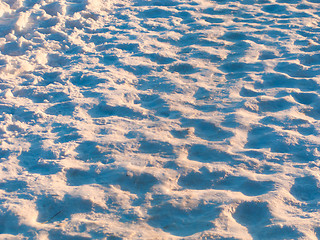 Image showing Pattern in the snow