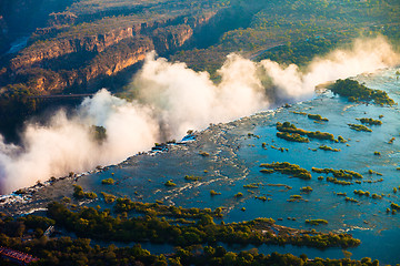 Image showing Victoria Falls Aerial