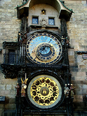 Image showing Astrological clock