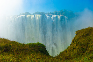 Image showing Victoria Falls Up Close