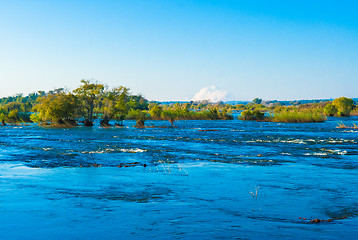 Image showing View over the Zambezi River