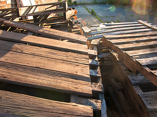 Image showing Wooden pallets