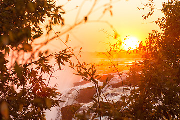 Image showing Victoria Falls Up Close