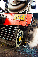 Image showing Steam locomotive detail