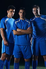 Image showing soccer players team