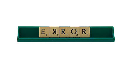 Image showing Error