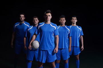 Image showing soccer players team