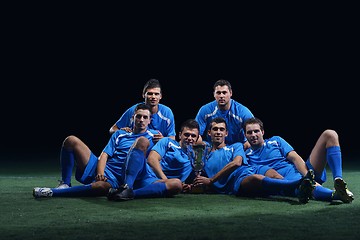 Image showing soccer players team