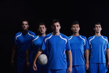 Image showing soccer players team