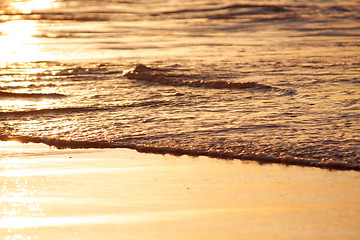 Image showing Sunset in Antigua