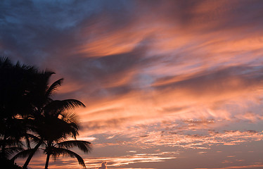 Image showing Sunset in Antigua