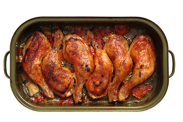 Image showing grilled chicken legs 