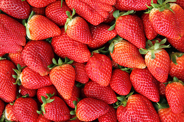 Image showing strawberries background