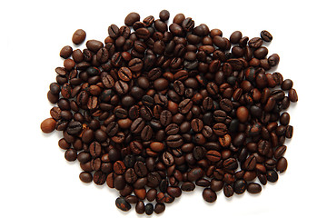 Image showing coffee beans background