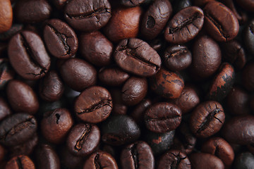 Image showing coffee beans background