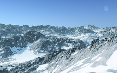 Image showing High Mountains