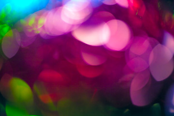 Image showing Abstract christmas lights as background
