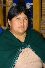 Image showing the latin woman in national clothes
