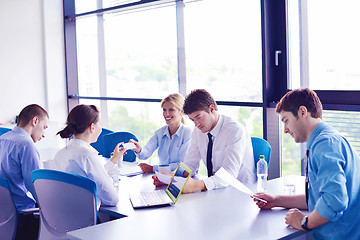 Image showing business people in a meeting at office