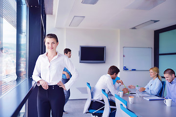 Image showing business people in a meeting at office