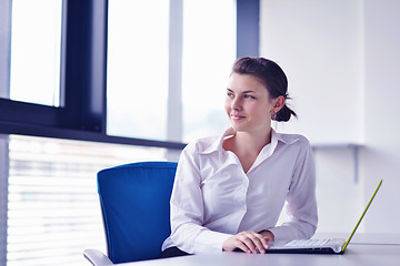 Image showing business people in a meeting at office