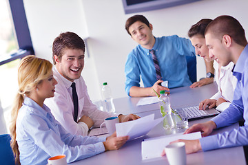 Image showing business people in a meeting at office