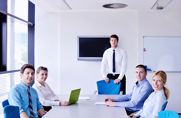 Image showing business people in a meeting at office