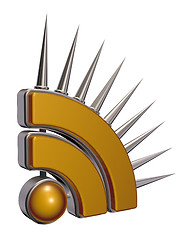 Image showing rss symbol