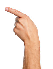 Image showing Man hand