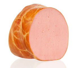 Image showing Boiled sausage