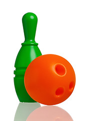 Image showing Toy bowling