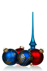 Image showing Set of baubles