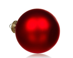 Image showing Red baubles