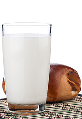 Image showing Glass of milk