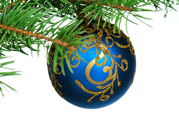 Image showing Christmas baubles