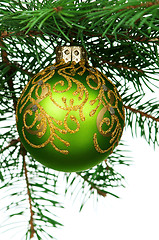 Image showing Christmas baubles