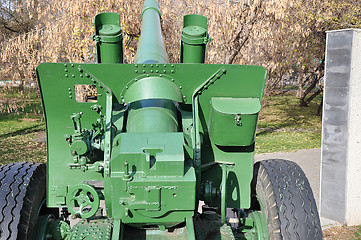 Image showing Howitzer-gun parts