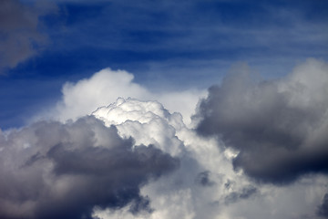 Image showing Blue sky and clouds