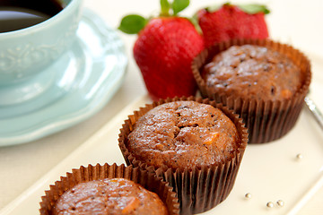 Image showing Chocolate cupcake