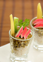 Image showing Crab stick appetiser