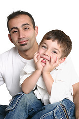 Image showing Father and child